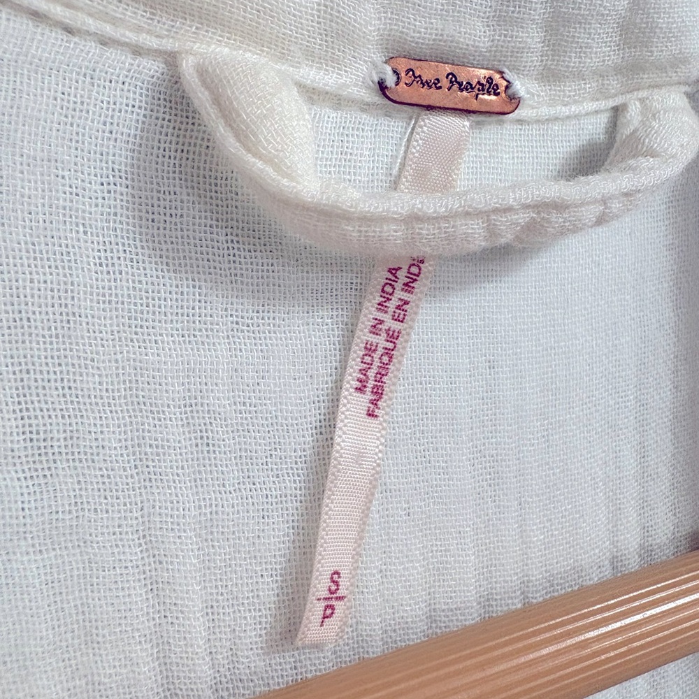 Free People Endless Summer White Cotton
Button Down Midi - Picture 13 of 15
